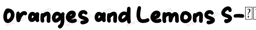 Oranges and Lemons S字体转换